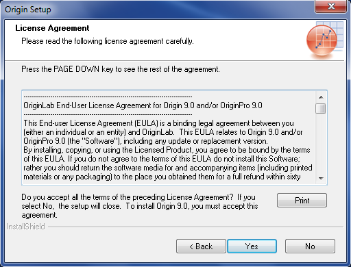 origin install 2